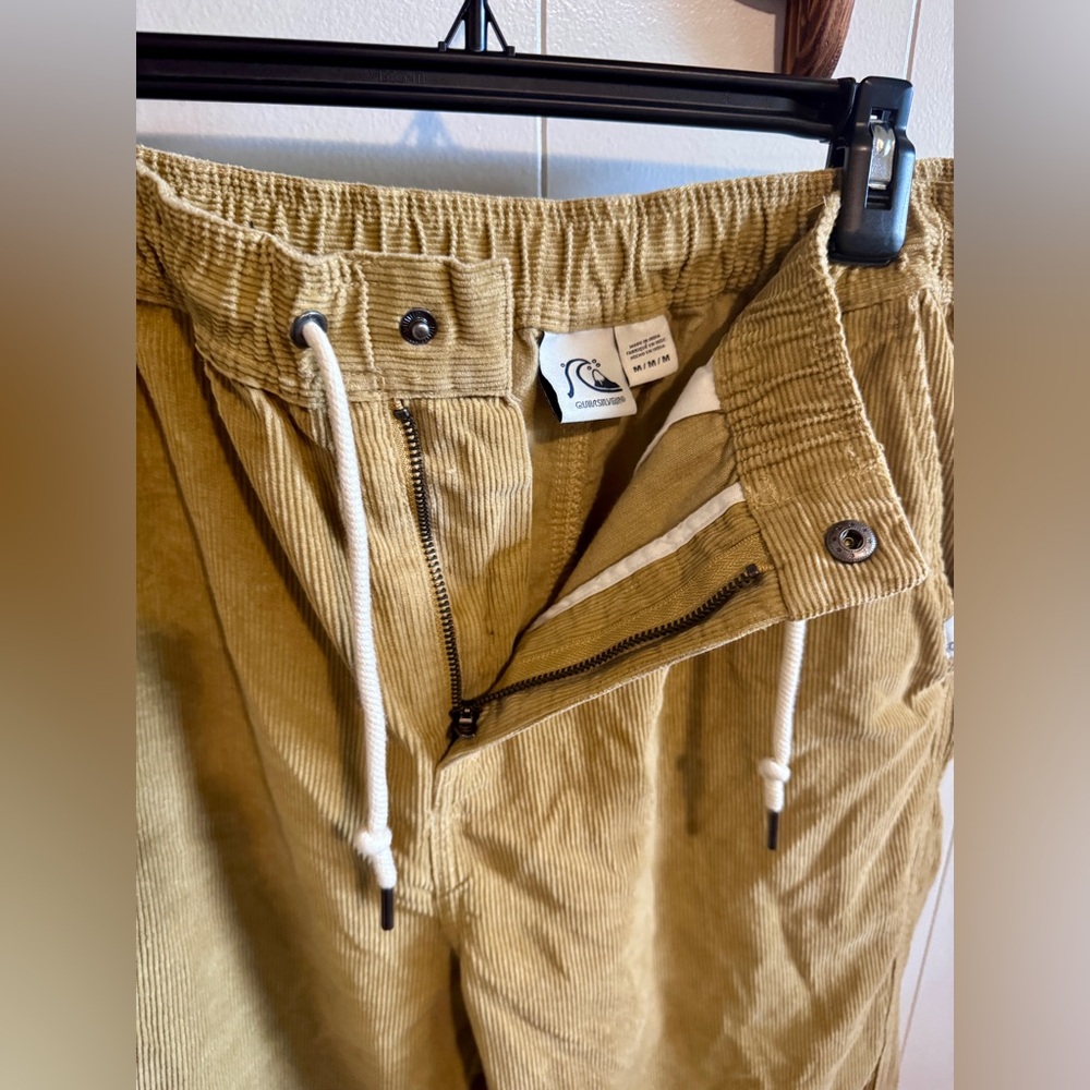 Men's Relaxed Corduroy Pants in Mustard - Picture 7 of 8